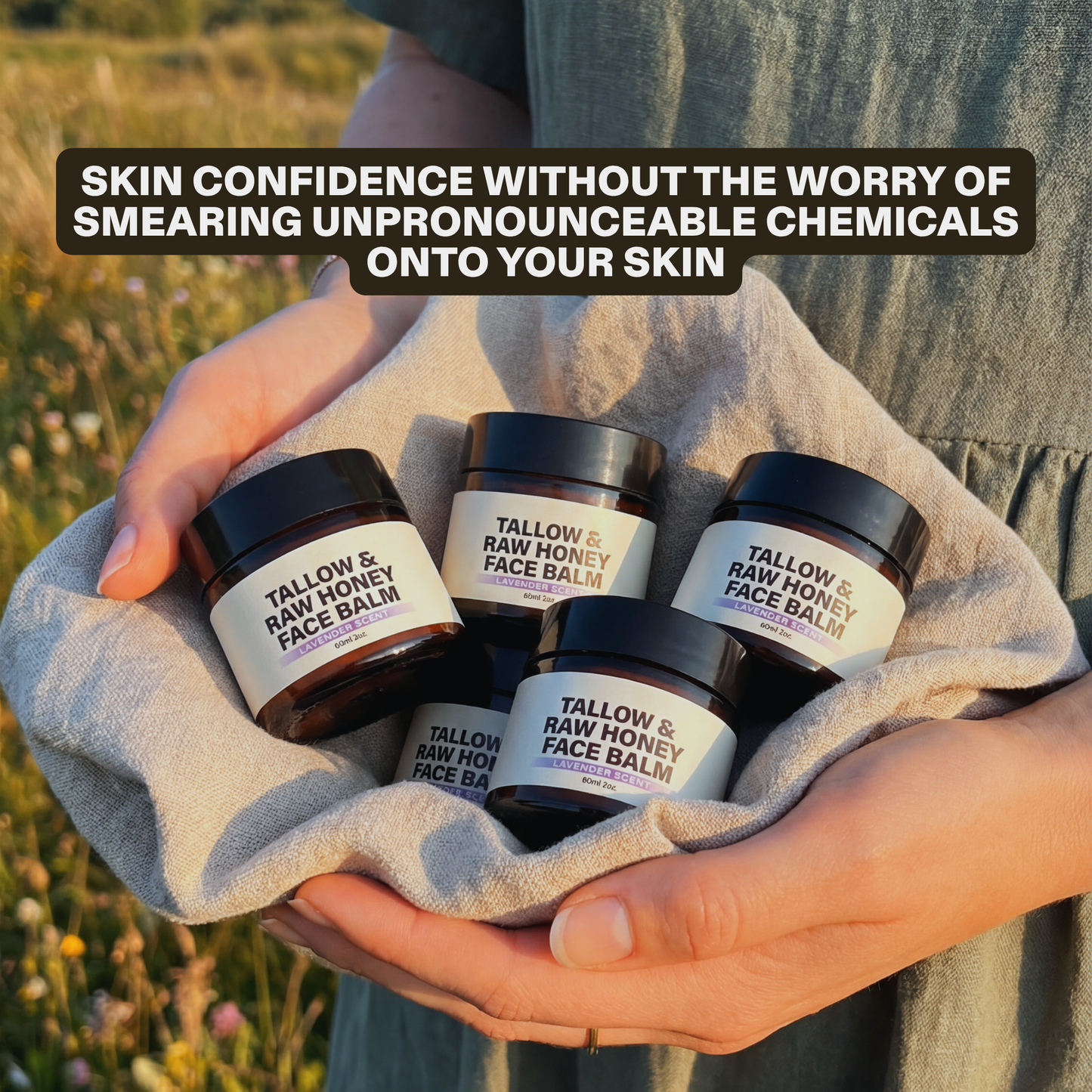 Tallow & Raw Honey Face Balm Bundle - 52% OFF