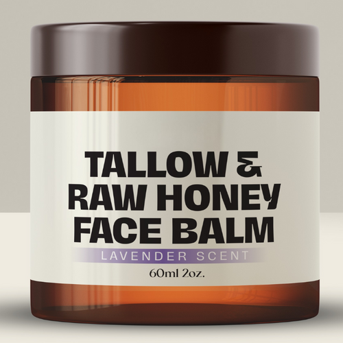 Get 3 Tallow & Raw Honey Face Balm